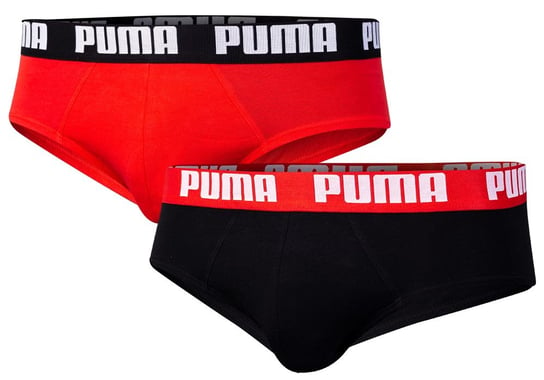 Puma  Majtki Męskie Briefs 2 Pary 2P Red/Black 889100 20 L Puma