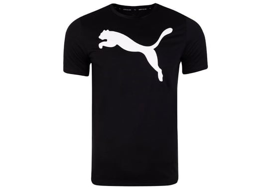 PUMA  MĘSKA KOSZULKA T-SHIRT ACTIVE BIG LOGO TEE BLACK 586724 01 - Rozmiar: M Puma