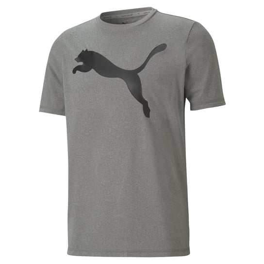 Puma Męska Koszulka T-Shirt Activebig Logo Tee Ligt Gray 586724 09 L Puma