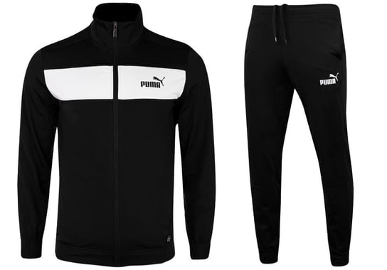 Puma  Męski Dres Kompletny Poly Suit Black 845844 01 L Puma