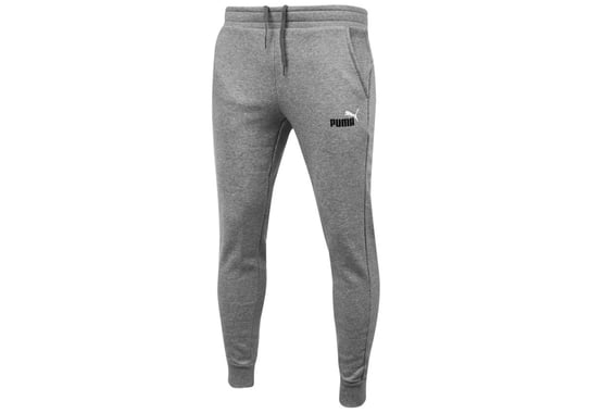 PUMA MĘSKIE SPODNIE DRESOWE ESS+ 2 COL LOGO PANTS GRAY 586767 03 - Rozmiar: S Puma