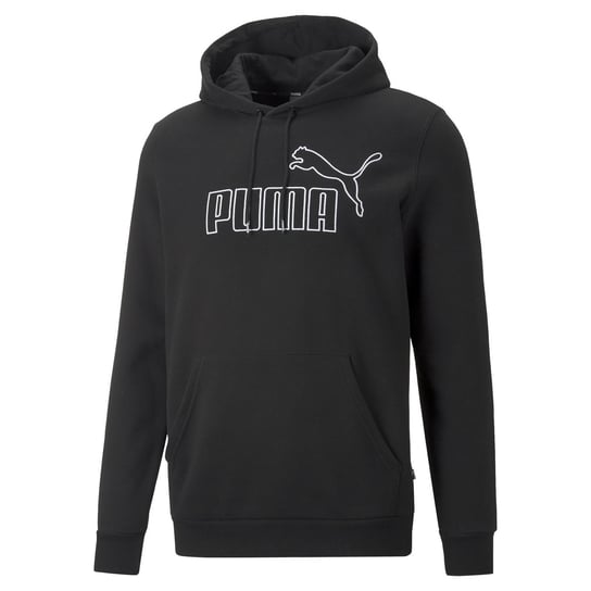 Puma Ocieplana Bluza sportowa męska Bluza sportowa z kapturem Ess Elevated Hoodie Czarna 849888 01 M Puma