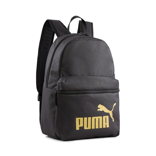 Puma, Plecak sportowy Phase Backpack, 079943-03, Czarno-złoty Puma