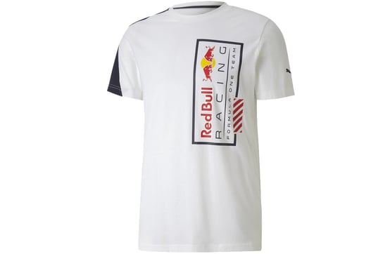Puma Red Bull Racing Logo Tee 596221-03, Męskie, t-shirt, Biały Puma