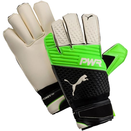 Puma, Rękawice bramkarskie, Evo Power Grip 2.3 GC czarno-zielono-białe 041223 32, rozmiar 10 Puma