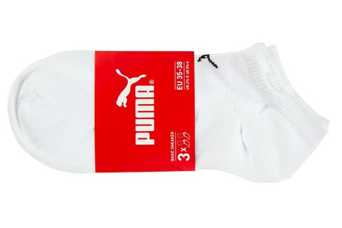 Puma, Skarpetki, 3-Pack, biały, rozmiar 35/38 Puma