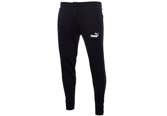 PUMA  SPODNIE MĘSKIE DRESOWE BAWEŁNIANE ESS LOGO PANTS FL CI BLACK 586714 01 3XL Puma