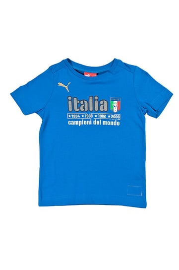 Puma, T-shirt dziecięcy z krótkim rękawem, Italia Kids Graphic Tee, rozmiar 140 Puma