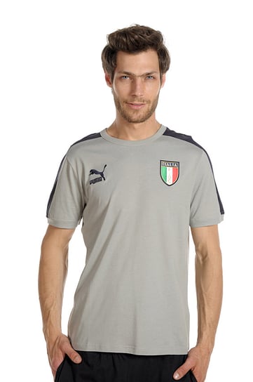 Puma, T-shirt męski z krótkim rękawem, Italia Badge Tee, rozmiar S Puma