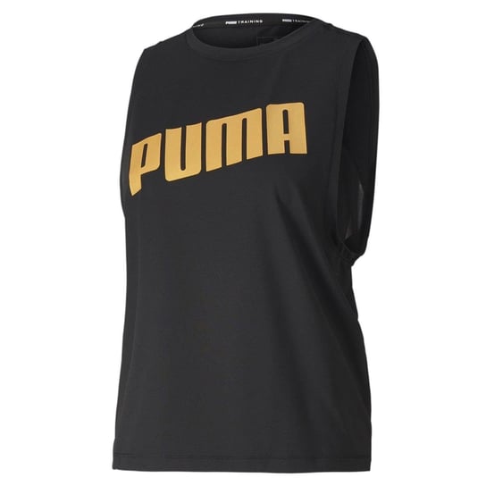 Puma, Top damski,  METAL SPLASH ADJUSTABLE 51919801, czarny, rozmiar S Puma