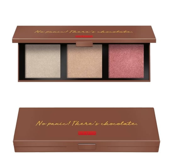 Pupa Milano, Zero Calorie Face Highlighters Palette 001 Cherry Chocolate 9 g Pupa Milano