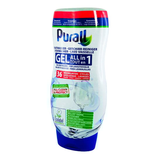 Purall Żel do zmywarki All in One z dozownikiem 36 myć 0,7L Inny producent