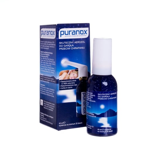 Puranox, aerozol do gardła przeciw chrapaniu, 40 ml Puranox