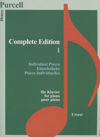 Purcell. Complete Edition 1. Individual Pieces for piano Opracowanie zbiorowe