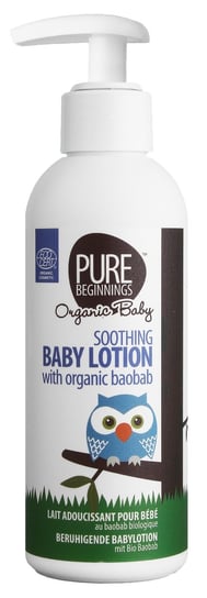 Pure Beginnings, Organic Baby, Balsam do ciała łagodzący z organicznym olejem z baobabu, 200 ml Pure Beginnings