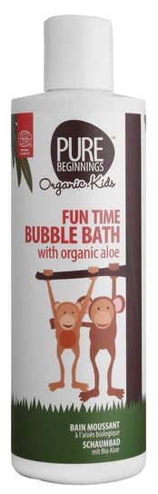 Pure Beginnings, Organic Kids, Płyn do kąpieli z bąbelkami i organicznym aloesem, 250 ml Pure Beginnings