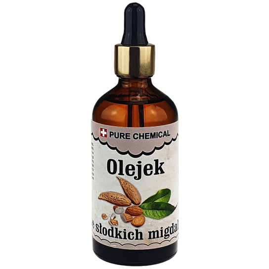 Pure Chemie, Naturalny Olej Ze Słodkich Migdałów Z Pipetą, 100ml Pure Chemie