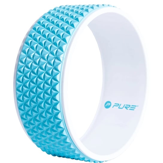 Pure2Improve Koło do jogi, 34 cm, niebiesko-białe Pure2Improve