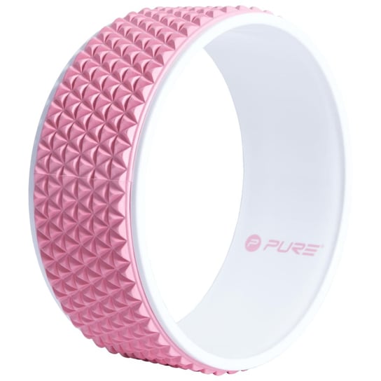 Pure2Improve Koło do jogi, 34 cm, różowo-białe Pure2Improve