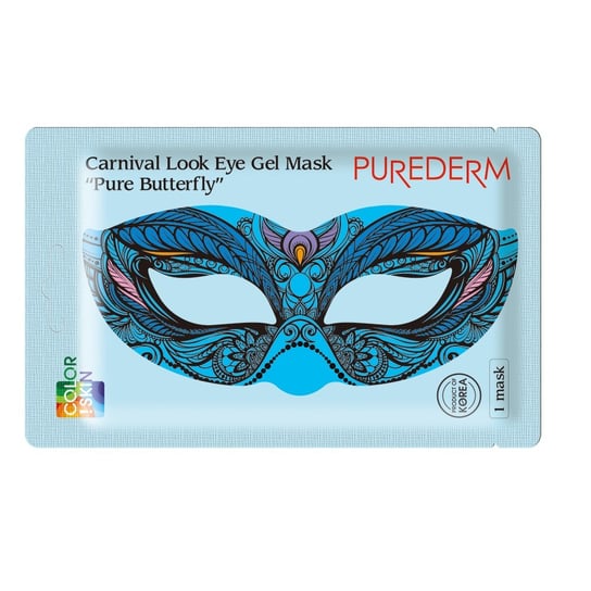 Purederm, Carnival Look Eye Gel Mask maseczka na oczy Pure Butterfly 1szt. Purederm