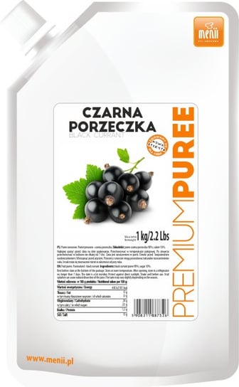 Puree Czarna Porzeczka premium Menii 1 kg Inny producent