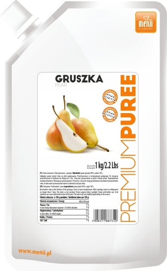 Puree Gruszka premium Menii 1 kg Inny producent