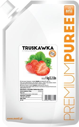 Puree Truskawka premium Menii 1 kg Inny producent