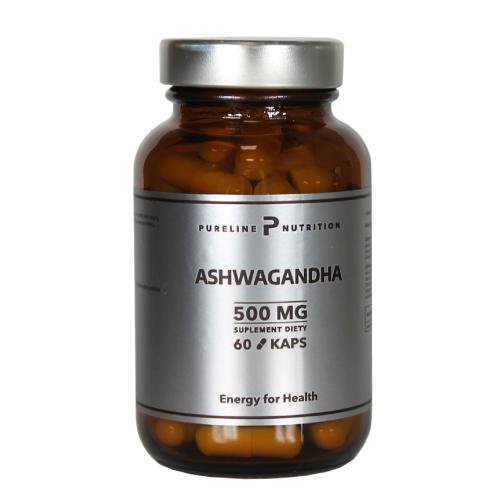 Pureline Ashwagandha Ekstrakt 500mg, 60 kaps. Inna marka