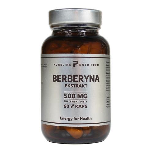 Pureline Nutrition, Berberyna Ekstrakt 500 Mg, 60 kaps. Pureline
