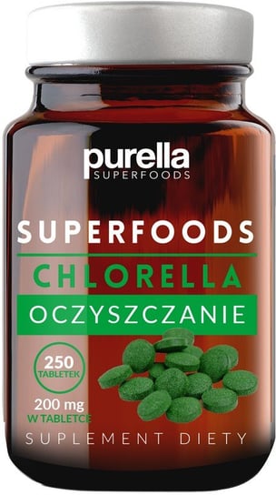 Purella Superfoods, Chlorella, suplement diety, 250 tabletek Purella Superfoods