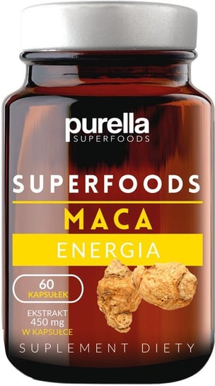 Purella Superfoods, Maca, suplement diety, 60 kapsułek Purella Superfoods