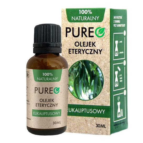 Pureo, Olejek eteryczny eukaliptusowy, 30 ml Pureo