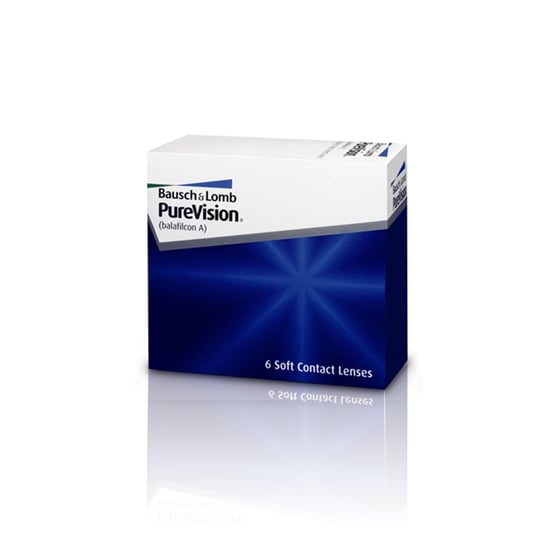 PureVision, Soczewki miesięczne -0.00 krzywizna 8,6, Wyrób medyczny, 6 szt. PureVision