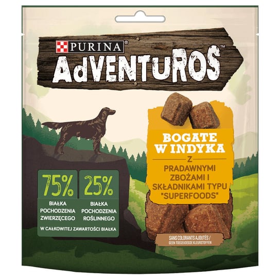 Purina Adventuros, Karma Bogata w Indyka i prazboża, 90 g PURINA NESTLE