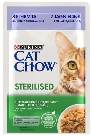 Purina Cat Chow Sterilised Jagnięcina saszetka 85g Purina Cat Chow