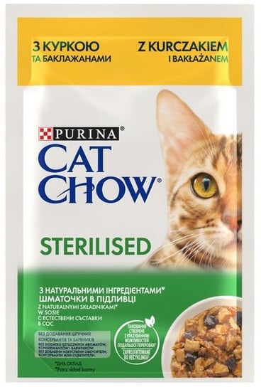 Purina Cat Chow Sterilised Kurczak saszetka 85g Purina Cat Chow