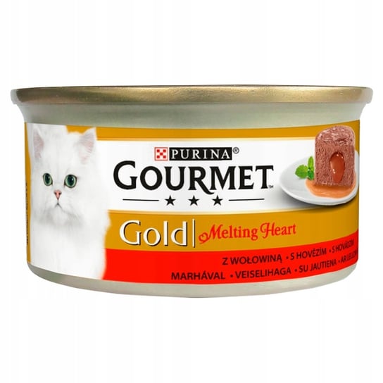 Purina Gourmet Gold Melting Heart wołowina 85g Purina