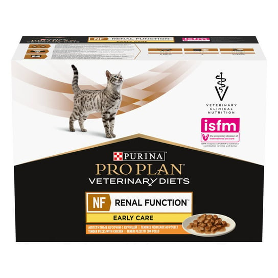 Purina Pro Plan Veterinary Diets NF Renal Function Mokra Karma Dla Kota 10x85g Niewydolność Nerek Purina Pro Plan