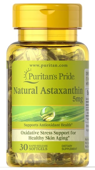 Puritan's Pride Astaksantyna 5 mg - Suplement diety, 30 tab. Puritan's Pride