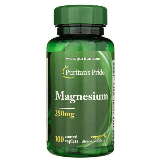 Puritan's Pride, Magnez 250 mg, Suplement diety, 100 tabletek Puritan's Pride