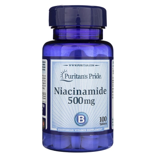 Puritan's Pride, Niacynamid 500 mg, Suplement diety, 100 tab. Puritan's Pride