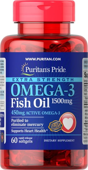 Puritan's Pride Olej Omega-3 1500 mg - Suplement diety, 60 kaps. Puritan's Pride
