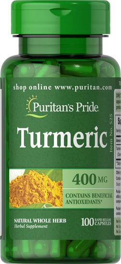 Puritan's Pride Turmeric (Kurkuma) 400 mg  Suplement diety, 100 kaps. Puritan's Pride