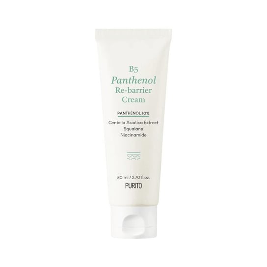 Purito, B5 Panthenol Re-Barrier Cream, Regenerujący krem z pantenolem, 80ml PURITO