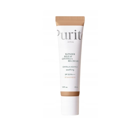 PURITO SEOUL - Wonder Releaf Centella BB #27 Sand Beige Cream, 30ml - krem BB do twarzy Purito Seoul