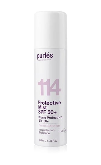 Purles, 114 Protective Mist, Mgiełka ochronna z filtrem SPF 50+ Purles