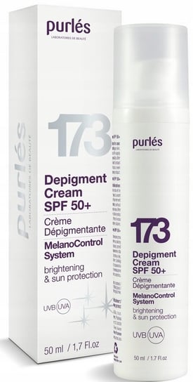 Purles, 173 Depigment Cream, Depigmentujący Krem Spf 50, 50ml Purles