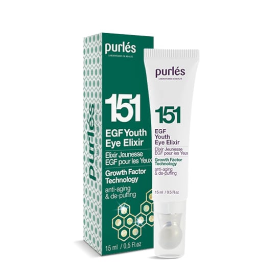 Purles, EGF Youth Eye Elixir, 151 EGF Eliksir młodości pod oczy, 15 ml Purles