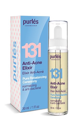 Purles, Pure Rebalancing Ceremony 131, eliksir przeciwtrądzikowy, 30 ml Purles