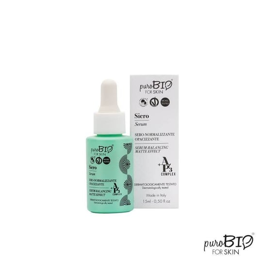 Puro Bio, Serum matujące równowaga sebum, 15 ml puroBIO